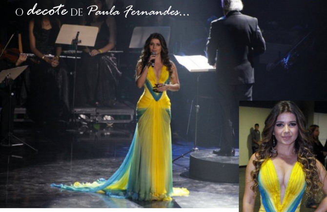 vestido verde e amarelo