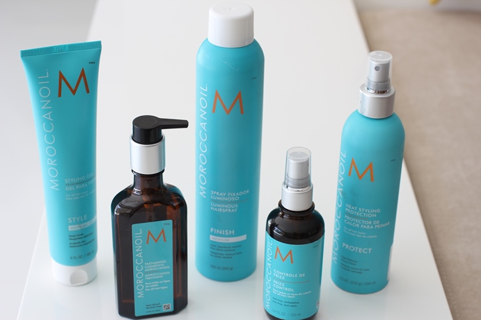 Meus produtinhos da Moroccanoil