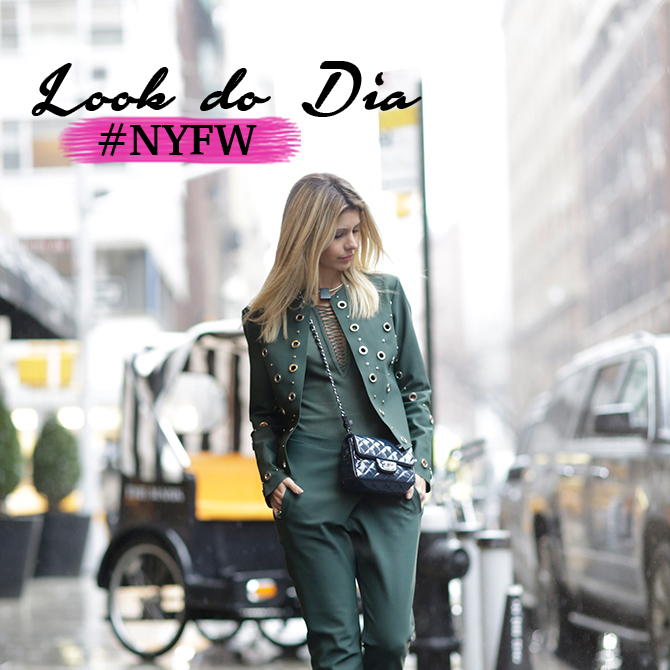 Look do dia: Verde militar + Bota Carmen Steffens