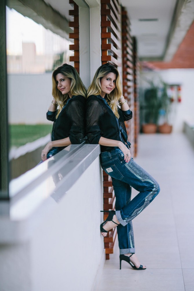 calça jeans da carmen steffens