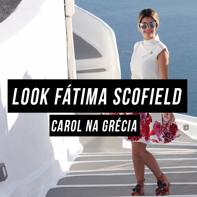 Look confortável para andar em Santorini, Grécia!